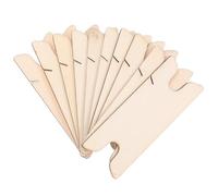 VILLCASE 10pcs Baguettes de Navette à Tisser en Bois Beige, Outil de Tissage Portable Multifonction pour Projets DIY Artisanaux et Tapisserie