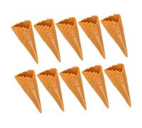 VILLCASE 10pièces Lot De Breloques Forme De Cornet De Glace Pour Coque De Téléphone Décoration Diy Et Loisirs Créatifs