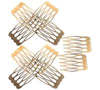 VILLCASE 10pièces Peignes Cheveux Mariage Femmes Pinces Cheveux Françaises Accessoires Coiffure Décoratifs Chignons Rendez-