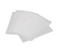 VILLCASE 12 Pièces Couverture Transparente Valise malette de Transport Carte Atsem TPE Carte bancaire Étui Transparent Titulaire d'identité Couverture polie terne Titulaire d'autobus