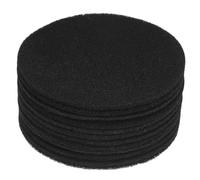 VILLCASE 12 pièces Filtres Désodorisants pour Poubelles Rond Lot de Tapis Filtrants Coton Absorption Odeurs pour Bacs à Compost et Poubelles à Usage Domestique et Professionnel