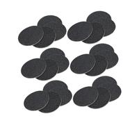 VILLCASE 120 Disques Abrasifs pour Râpe à Pieds Électrique Papier de Verre Noir Grain 60 pour Élimination des Callosités Accessoires de Pédicure Jetables Adaptés au Soin des Talons