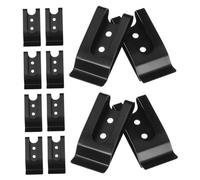 VILLCASE 12pièces Lot de Pinces Métalliques à Ressort pour Ceinture Porte-clés Crochet Rangement Étui De Téléphone