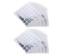 VILLCASE 14 Feuilles Holographic Tamper Evident Security Stickers Self-adhesive Anti-counterfeiting Labels For Retail Packaging Business Seals And Party Use