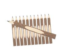 VILLCASE 14 Pièces Crayons Bois avec Naturelle Lot de Stylos Graphite pour Dessin Activités Scolaires et Fêtes Confort de Prise et Texture Unique