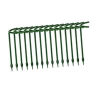 VILLCASE 15 pièces Lot de Piquets de Soutien Plantes Grimpantes Demi-Cercles Supports pour Fleurs et Jardinières Treillis de Jardin Polyvalent pour Roses Haricots et Légumes