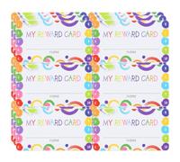 VILLCASE 150 Feuilles Cartes de Récompense pour Élèves Cartes en Papier Épais, Bords Arrondis, Dimensions 9x5cm, Utilisées pour Encouragement en t Activités Pédagogiques