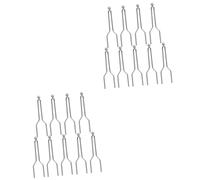 VILLCASE 18 pcs Set de Pointes Fil Pyrogravure Haute Impédance pour Machine Pyrograveur Résistantes à Adaptées à Rendus Fins et Larges