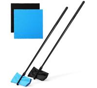VILLCASE 2 Bâtonnets de Nettoyage en Plastique pour Flûte pour Entretien sans Endommager L'intérieur Flûte avec Chiffons à Polir, Kit de Nettoyage 2 Pièces