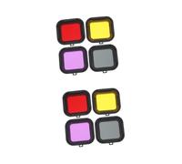 VILLCASE 2 Ensembles Filtre De Compatible avec Fbr Filtres sous Colorés pour Boîtier Étanche 4 Pièces * 2