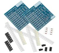 VILLCASE 2 ensembles Kit Soudure Électronique Plaques Prototypage DIY pour Entraînement et Perfectionnement Technique Soudure Composants