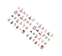 VILLCASE 2 Ensembles Pendentifs De Noël Alliage Accessoires De Bricolage Pour Bijoux Décorations De Fête Et Diy 24 Pièces * 2