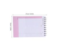 VILLCASE 2 Paquets To Do List Notepad Spiral Notebook With Lined Pages Undated Daily Planner For Work School Shopping Lists Paper Prevents Ink Bleedthrough