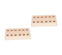VILLCASE 2 Pièces 12 Support de Stockage de Pinces étagère organisateurs Travail du Bois Support de Pince Simple Support de Rangement de Folie Robuste Support de Pince Multi-Usage en Bois