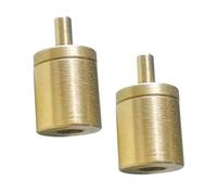 VILLCASE 2 pièces Accessoire de Raccord de Réservoir de Gaz Cuivre Convertisseur de Bouteille pour Réchaud de Camping et Barbecue Portable et Facile à Installer