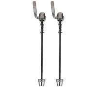VILLCASE 2 Pièces Attache Rapide de Roue Arrière en Acier Argenté pour Vélo Route et Home Trainer, Pièce de Rechange Robuste pour Serrage Sécurisé et Entraînement