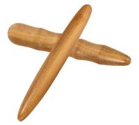 VILLCASE 2 Pièces Bâtons de Massage en Bois Naturel Bâtonnets de Massage des Pieds Soulage Tension Peau Confortables Après une Longue Marche