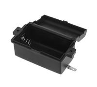 VILLCASE 2 Pièces Boîte de batterie de poêle pièces de machine à torréfier le café réchaud de camping à portable mini réchaud de camping accessoires de poêle de camping abdos Noir
