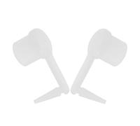 VILLCASE 2 Pièces Bouchon de Rechange en Caoutchouc pour Cuiseur Vapeur Facial Blanc, Joint Étanche, Entretien Rapide, Adapté pour Spa à Domicile et Salon