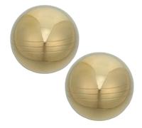 VILLCASE 2 Pièces Boule de Massage en Laiton pour Rééducation et Exercices, Ronde, Légère et Résistante la Déformation, pour Sportifs et Débutants