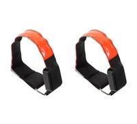 VILLCASE 2 Pièces Bracelet Lumineux à LED Réfléchissant | Pvc, Ajustement Serré Résistant à Sueur, Piles Bouton, pour Sportifs et Agents de Service