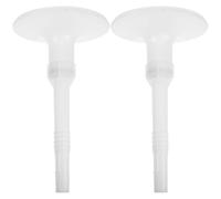 VILLCASE 2 Pièces Buse de Pulvérisation de Rechange Arrosoirs à Jet en Pp Blanc Tête Large Interfaces 1 et 2 Pouces Jardin et Fermes
