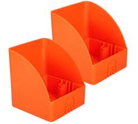 VILLCASE 2 Pièces Cache-prise Étanche Orange pour Borne de Recharge