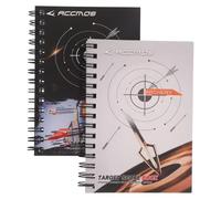 VILLCASE 2 Pièces Cahier de Score pour Tir à l'arc, Compatible Arcs Composés et Arcs Classiques, Couverture Abs Papier, Usage Longue Durée pour Entraînements et Compétitions