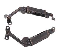 VILLCASE 2 Pièces Charnières de Coffre en Fer Support de Charnière de Couvercle à Ressort, Fonctionnement Fluide et Facile à Nettoyer, pour Usage Professionnel et Boîtes en Bois