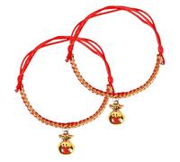 VILLCASE 2 pièces Collier Chaton Résistant et Réutilisable avec Clochette Accessoire Décoratif Tressé Cœur pour Petits Chats et Chiots Léger et Sûr pour Usage Quotidien et Fêtes