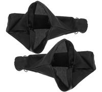 VILLCASE 2 Pièces de Collecte de Poussière pour Scie à Aluminium Capacité Installation Facile de Rechange pour Machine de Sciage Accessoires Anti-poussière Robustes avec Armature Métallique