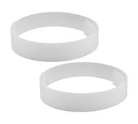 VILLCASE 2 Pièces Feuille Diffuseur de Lumière LED en Acrylique Blanc pour Bande Lumineuse, Panneau Flexible S'adaptant aux Surfaces Courbes, Éclairage Doux pour Espaces Résidentiels