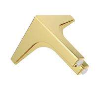 VILLCASE 2 Pièces Meuble Doré Triangle Lot pour et Armoire Installation Facile Design Moderne et Protection du Sol