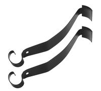 VILLCASE 2 Pièces Outil de Façonnage de Pieds de Poterie à Double Extrémité en Acier Inoxydable pour Sculpture sur Argile Lames de Découpe en Anneau pour Finition Lisse en Poterie