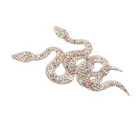 VILLCASE 2 Pièces Patch Thermocollant Strass Forme de Serpent Appliques Décoratives pour Vêtements Sacs Chaussures et Chapeaux pour Upcycling et Diy