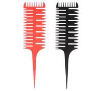 VILLCASE 2 Pièces Peigne à Mèches Sections en Plastique pour Coiffure Professionnelle, Multi-fonction, Adapté à Tous Types de Cheveux, Salon ou Usage à Domicile