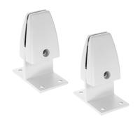 VILLCASE 2 Pièces Pince de Séparation de Bureau Alliage Aluminium Support de Cloison Réglable pour Organisation de Espace de Travail