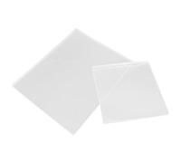 VILLCASE 2 Pièces Plaque de Gel Réutilisable Transparente A4 et Carrée 8mm pour Garçon et Filles, Outil de Transfert Artistique pour Création de Cartes et Journaling