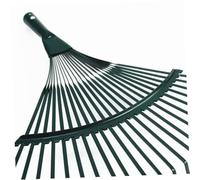 VILLCASE 2 Pièces Râteau de Jardin Dents avec Manche Bois Outil Pratique pour Nettoyage de Mortes et Entretien de Pelouse Lot de Couleur Aléatoire Couleur Aléatoire