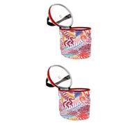 VILLCASE 2 Pièces Sac de Rangement Oxford pour Fil à Tricoter Organisateur de Crochet Élégant et Pratique Petit Modèle pour Accessoires de Couture et Kit de Tricot