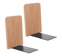 VILLCASE 2 Pièces Serrage-Livres Verticaux à Structure Multi-Couches | Organisation du Bureau, Compartiments Multiples, Finition Lisse Polie, pour Étagères et Bureau