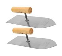 VILLCASE 2 Pièces Spatule à Plâtrer Inoxydable Outil pour Cloison Sèche pour Travaux de Plâtrage à Domicile