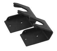 VILLCASE 2 Pièces Support Stable en Plastique Noir pour Scanner de Codes-Barres Fixation Murale ou Bureau, Design Double Fixation pour Commerce et Pharmacie