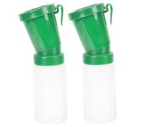 VILLCASE 2 pièces Tasses de Bain Médicamenteuses pour Traite de Vaches Lot de Gobelets Plastique Durables et Sécurisés pour Nettoyage des Mamelles Équipement Vétérinaire Professionnel