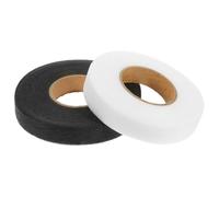 VILLCASE 2 rouleaux Ruban Thermocollant Double Face pour Couture Bande Adhésive Tissu Résistant Au Lavage Accessoire Pratique pour Ourlets et Réparations Textiles