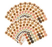 VILLCASE 20 Pièces Autocollants de Renforcement pour Perforations de Papier à Feuilles Mobiles, Autocollants Adhésifs Polyvalents pour Projets de Scrapbooking et Protection Renforcée