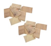 VILLCASE 20 Pièces Coin en Bois Marron pour Manche de Hache et Petit Hache Coin Triangulaire, Support de Manche Sécurisé pour Atelier, Réparation et Renforcement Facile