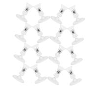 VILLCASE 20 Pièces Lot de Clips Daffichage Plastique et Supports pour Étiquettes et Prix Design Rond pour Remplacement Rapide Usage Commercial et Retail
