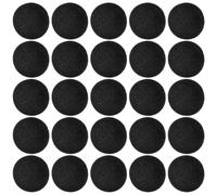 VILLCASE 20 Pièces Nez de Clown Mousse Adorables Accessoires pour Cosplay et Spectacle Événement Festif Noir Réutilisables