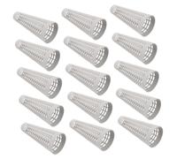 VILLCASE 20 Pièces Plastique Précises avec Structure Mesh pour Machine Textile Haute Vitesse Cones Côniques Anti-Friction pour Enroulement de Fil et Atelier